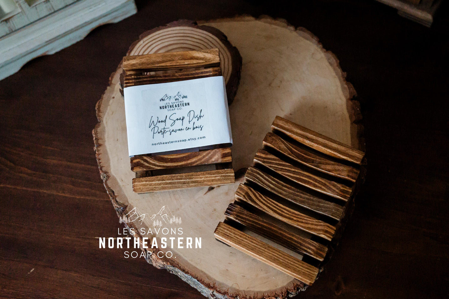 WOODEN SOAP DISH