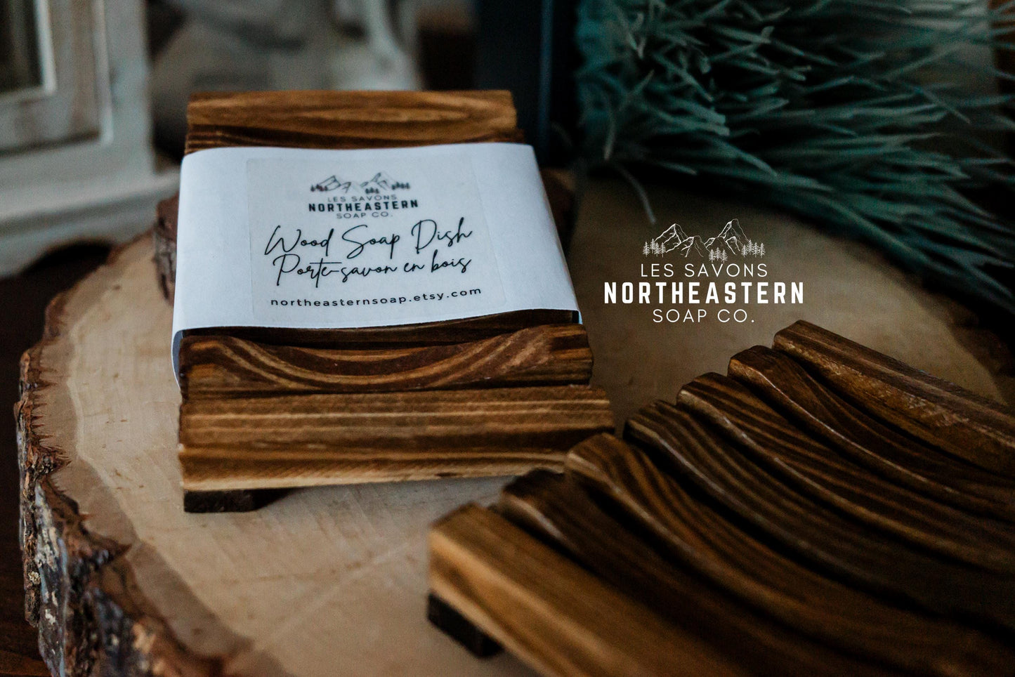 WOODEN SOAP DISH